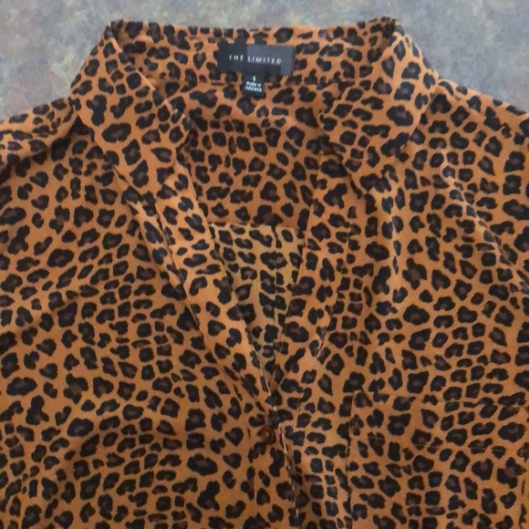 The Limited Ashton blouse in cheetah print - Picture 3 of 3